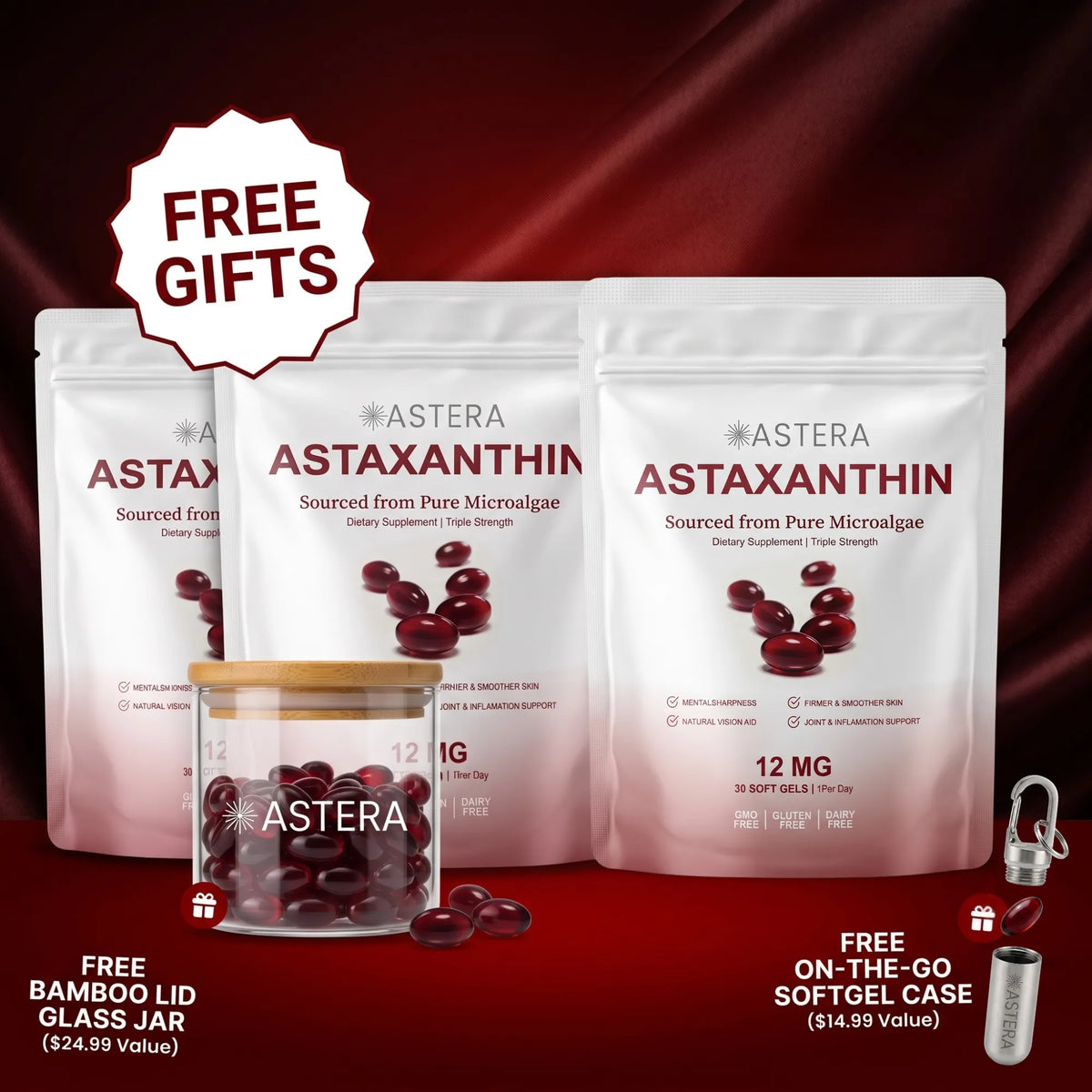 Astaxanthin Capsules(30 softgels)