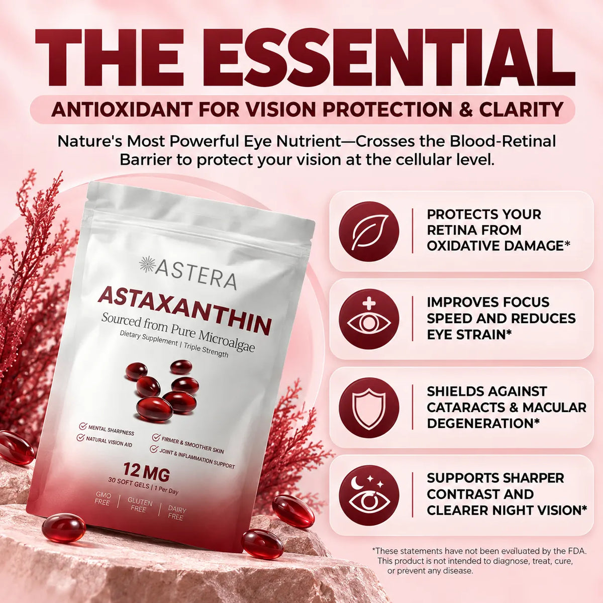 Astaxanthin Capsules(30 softgels)